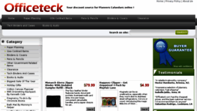 What Officeteck.com website looked like in 2017 (6 years ago)