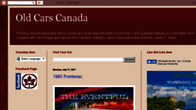 What Oldcarscanada.com website looked like in 2017 (6 years ago)