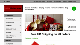 What Onlinekitchenware.co.uk website looked like in 2017 (6 years ago)