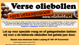What Oliebol4u.nl website looked like in 2017 (6 years ago)