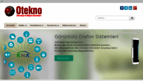 What Otekno.com website looked like in 2017 (6 years ago)