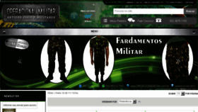 What Operacionalmilitar.com.br website looked like in 2017 (6 years ago)