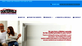 What Oosterveldheating.com website looked like in 2017 (6 years ago)