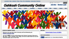 What Oshkoshcommunity.net website looked like in 2017 (6 years ago)