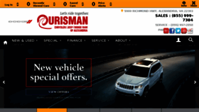 What Ourismancdjalexandria.com website looked like in 2017 (6 years ago)