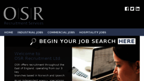What Osr-recruitment.co.uk website looked like in 2017 (6 years ago)