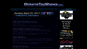 What Ontariotoyshows.com website looked like in 2017 (6 years ago)