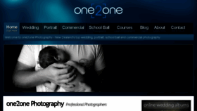 What One2onephotography.co.nz website looked like in 2017 (6 years ago)