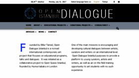 What Opendialogueistanbul.com website looked like in 2017 (6 years ago)