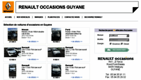 What Occasion-guyane.com website looked like in 2017 (6 years ago)