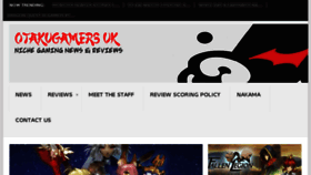 What Otakugamers.uk website looked like in 2017 (6 years ago)