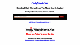 What Onlymovie.net website looked like in 2017 (6 years ago)