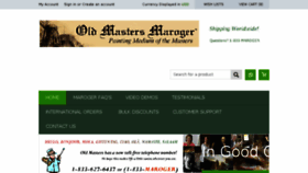 What Oldmastersmaroger.com website looked like in 2017 (6 years ago)