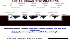 What Organetterepair.com website looked like in 2017 (6 years ago)