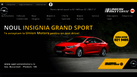 What Opel-unionmotors.ro website looked like in 2017 (6 years ago)