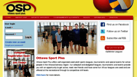 What Ottawasportplus.com website looked like in 2017 (6 years ago)