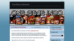 What Onepieceindo.wordpress.com website looked like in 2017 (6 years ago)