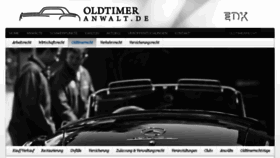 What Oldtimeranwalt.de website looked like in 2017 (6 years ago)