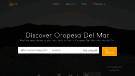 What Oropesadelmar.com website looked like in 2017 (6 years ago)