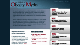 What Obesitymyths.com website looked like in 2017 (6 years ago)
