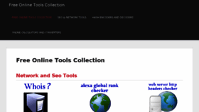 What Onlinetoolsland.com website looked like in 2017 (6 years ago)