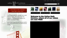 What Onlinemathsolution.com website looked like in 2017 (6 years ago)