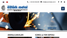 What Ozturkmetal.com.tr website looked like in 2017 (6 years ago)
