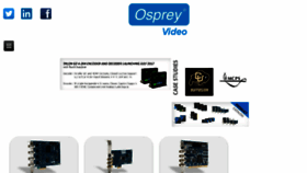 What Ospreyvideo.com website looked like in 2017 (6 years ago)