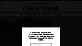 What Olivergrand.com website looked like in 2017 (6 years ago)