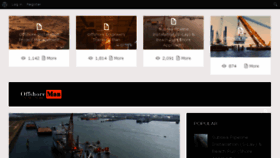 What Offshoreman.net website looked like in 2017 (6 years ago)
