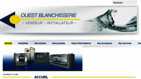What Ouest-blanchisserie.com website looked like in 2017 (6 years ago)