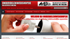 What Onderdelenwebshop.be website looked like in 2017 (6 years ago)