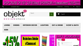 What Objekt.ie website looked like in 2017 (6 years ago)