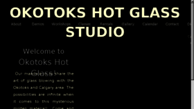 What Okotokshotglass.com website looked like in 2017 (6 years ago)