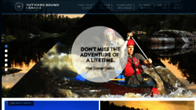What Outwardbound.ca website looked like in 2017 (6 years ago)