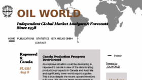 What Oilworld.biz website looked like in 2017 (6 years ago)