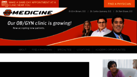 What Osumedicine.com website looked like in 2017 (6 years ago)
