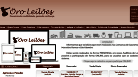 What Oroleiloes.lel.br website looked like in 2017 (6 years ago)