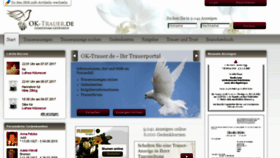 What Ok-trauer.de website looked like in 2017 (8 years ago)