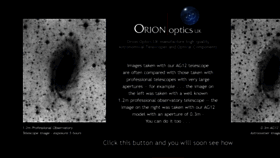 What Orionoptics.co.uk website looked like in 2017 (6 years ago)