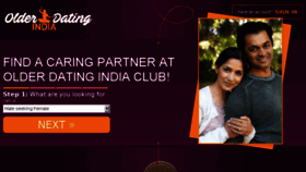 What Olderdatingindia.com website looked like in 2017 (6 years ago)