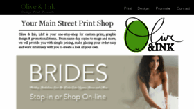 What Oliveandink.com website looked like in 2017 (6 years ago)