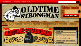 What Oldtimestrongman.com website looked like in 2017 (6 years ago)