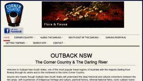 What Outbacknsw.com.au website looked like in 2017 (6 years ago)