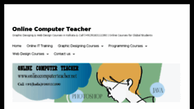 What Onlinecomputerteacher.net website looked like in 2017 (6 years ago)