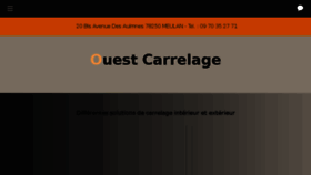 What Ouestcarrelage.fr website looked like in 2017 (6 years ago)