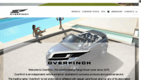 What Overfinch.com website looked like in 2017 (6 years ago)