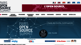 What Openworldforum.paris website looked like in 2017 (9 years ago)