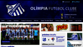 What Olimpiafutebolclube.com website looked like in 2017 (6 years ago)