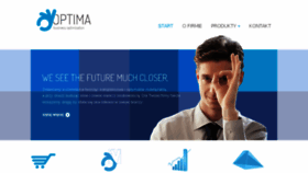 What Optima2b.com website looked like in 2017 (6 years ago)